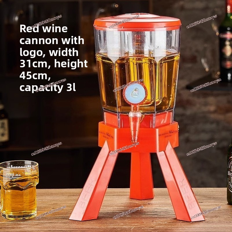 Wine Draft Beer - 3 Liter Beer Keg with Tap