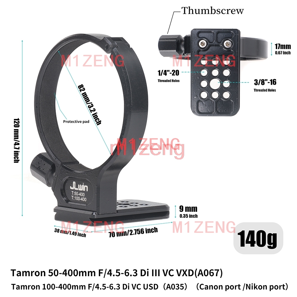 Lens Tripod Mount Ring, Quick  - Wine Xd ulasan dan harga