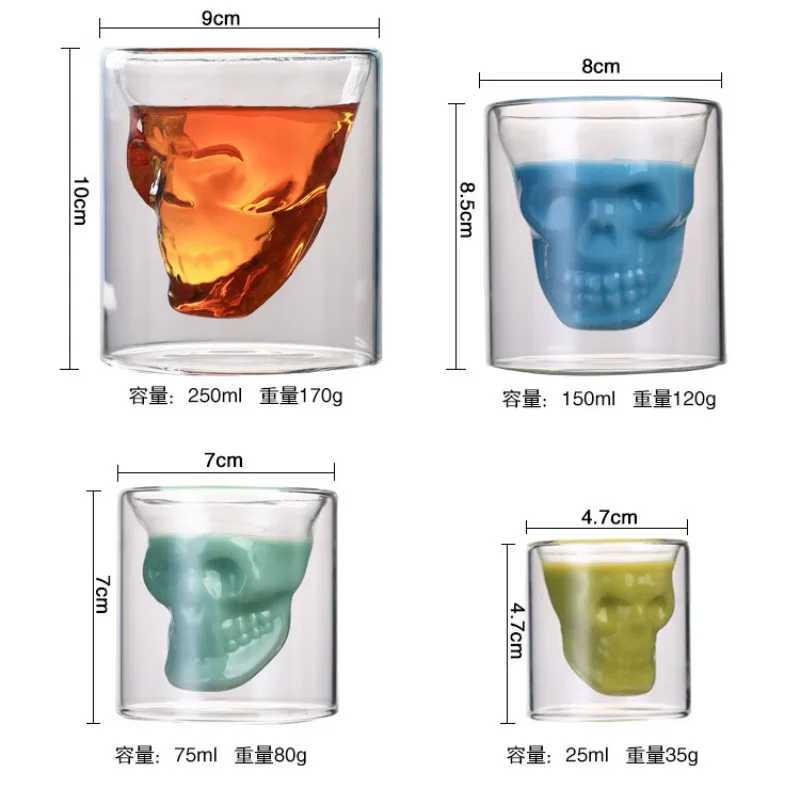 Double-layered Transparent Sku - Wine Europe Beer Europe Vodka Europe ulasan dan harga