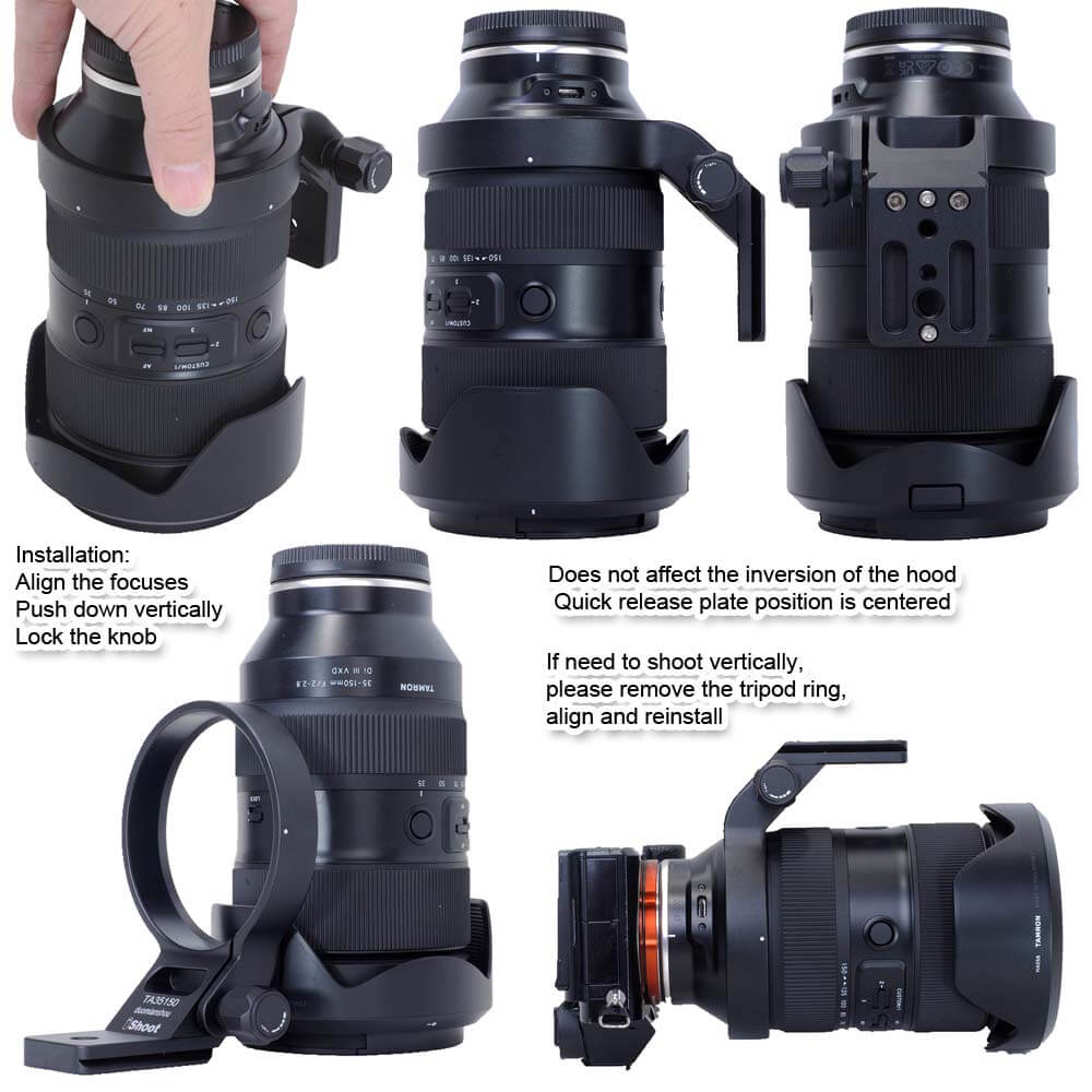 IShoot Lens Collar for Tamron  - Wine Xd ulasan dan harga