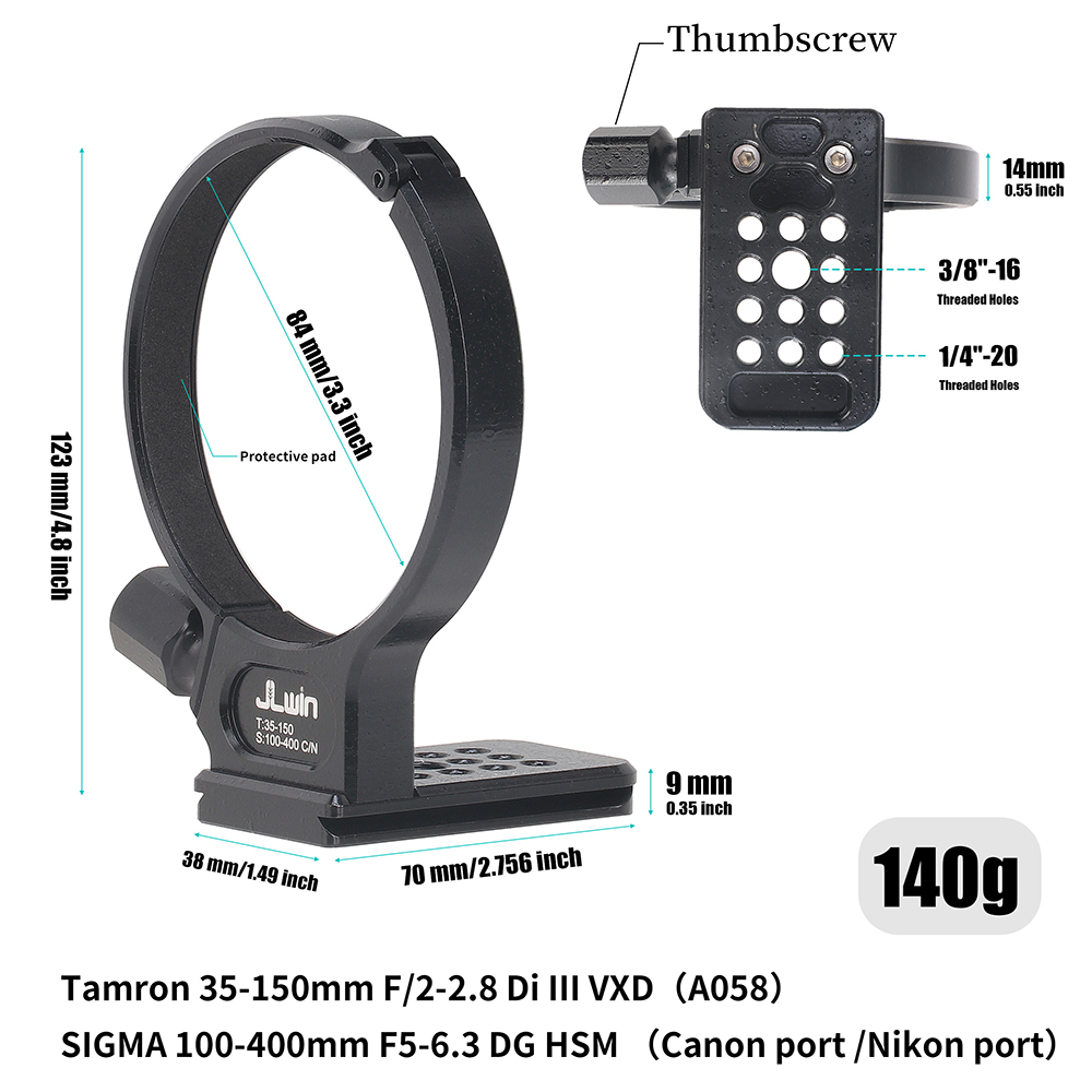 FOTGA Lens Tripod Mount Ring Q - Wine Xd ulasan dan harga
