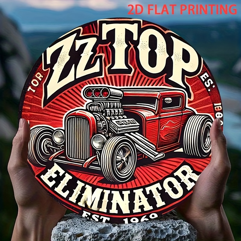 2D Flat, 1pc ZZ Top Eliminator - Wine Tag Label ulasan dan harga