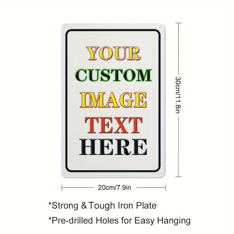 Custom Photo Rectangular Iron  - Wine Tag Label ulasan dan harga