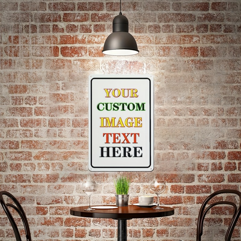 Custom Photo Rectangular Iron  - Wine Tag Label ulasan dan harga