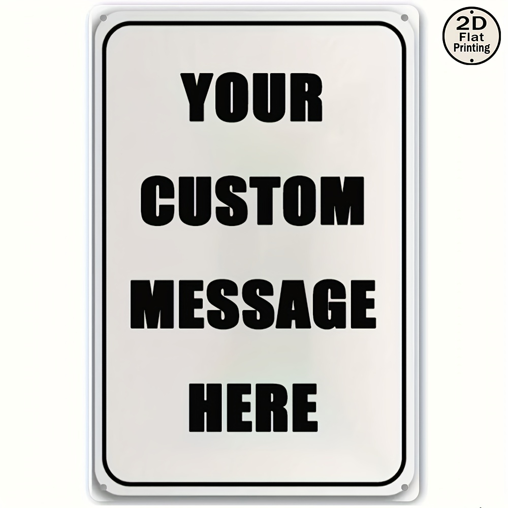 Custom Metal Tin Sign Personal - Wine Tag Label ulasan dan harga